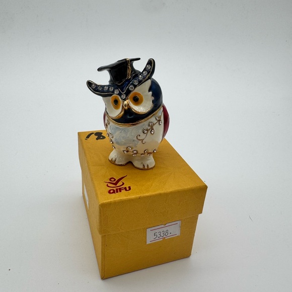 Other - Graduation Cap Owl Trinket Box